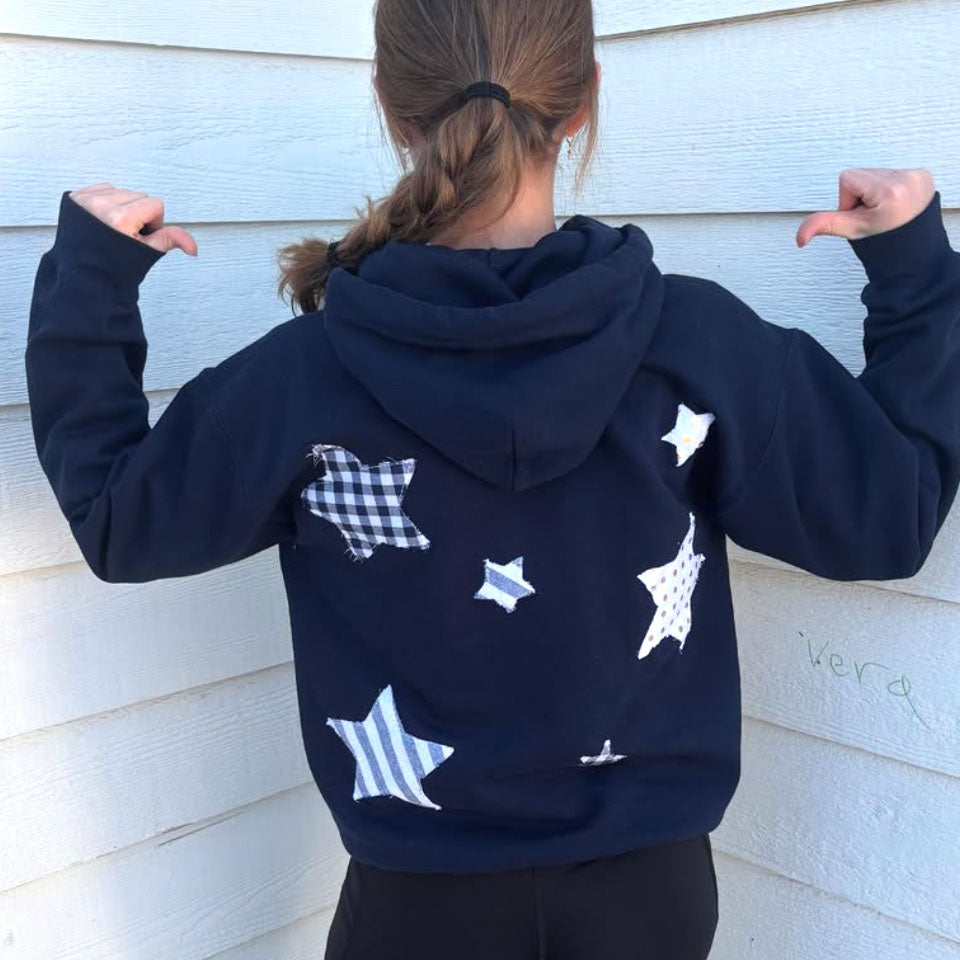 Star Light - Hand Stitched Sweater