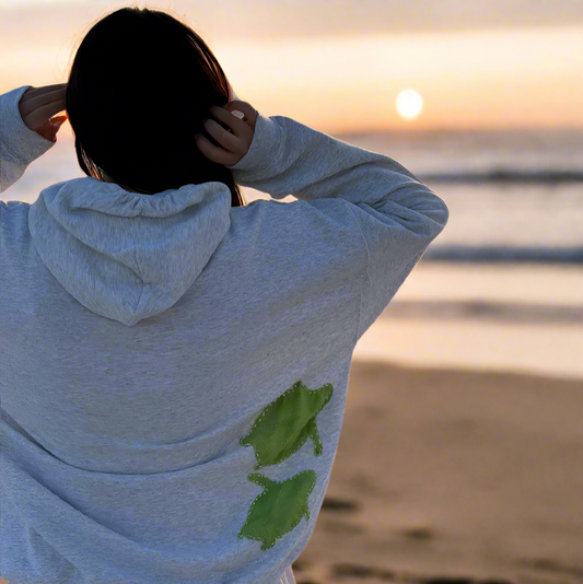 Turtle Love - Hand Stitched Sweater