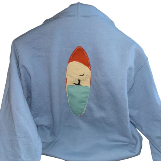 Surfs Up  - Hand Stitched Sweater