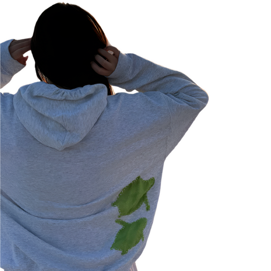 Turtle Love  - Hand Stitched Sweater