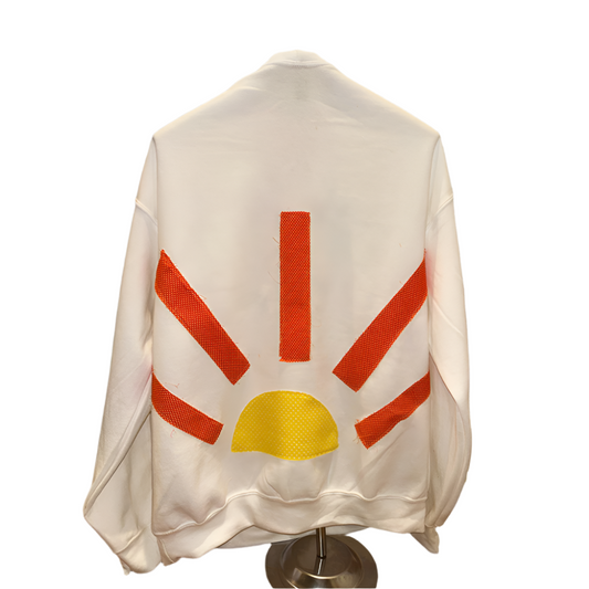 Sun Beams  - Hand Stitched Sweater